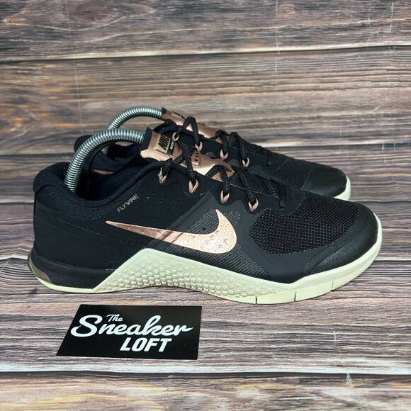 Nike Metcon 2 Women's Black Athletic Training Shoes - Picture 1 of 8